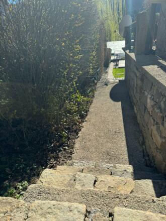 Weg in den Garten