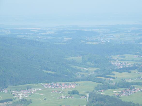 Blick von der Kohleralm aus ins Tal