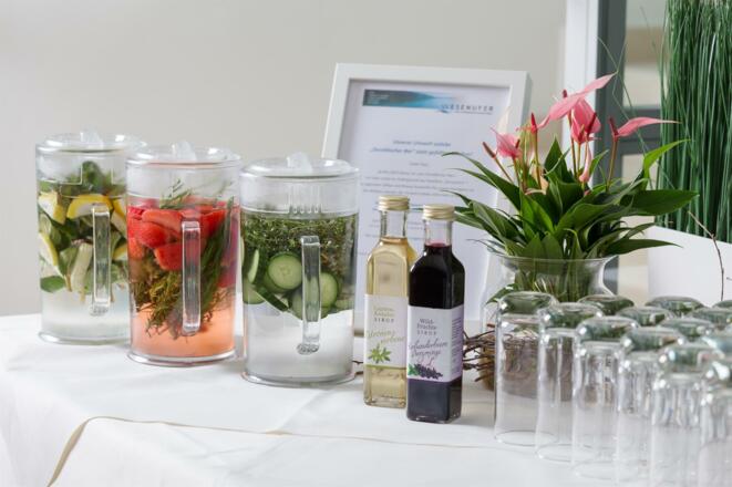 Saftbar, kostenfrei für unsere Hotelgäste