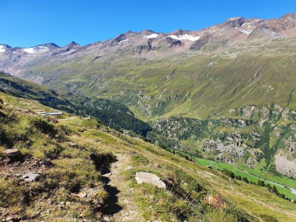 Blick Richtung Süden