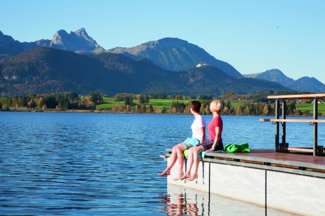 Im Seewasser kneippen