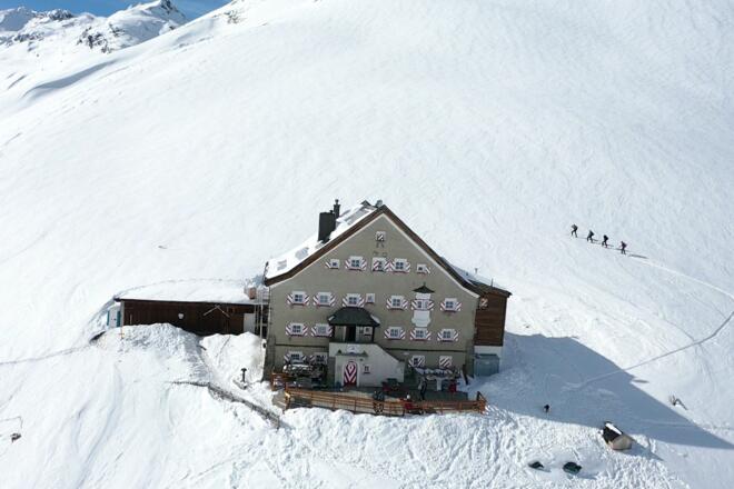 Hochjoch Hospiz im Winter, Fotograf Florian Scheiber