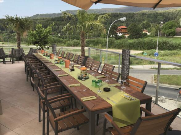 Essbar Terrasse