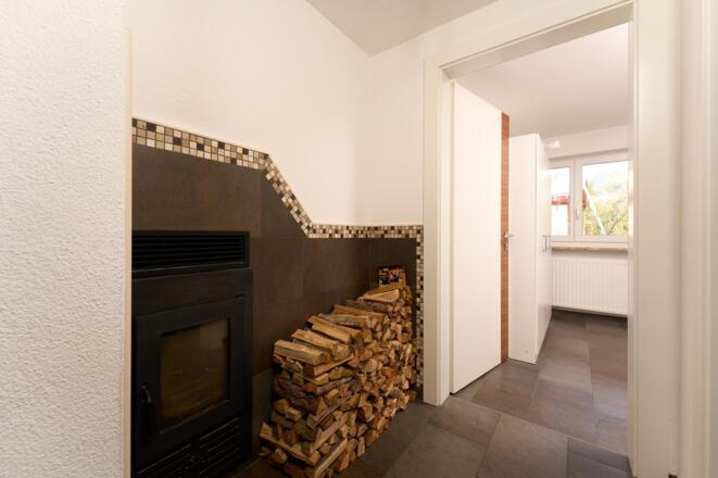 Feuerstelle für den Kachelofen