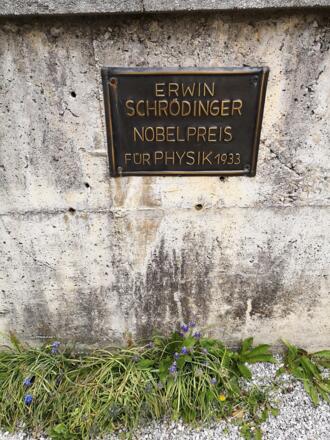 Erwin Schrödinger Schild