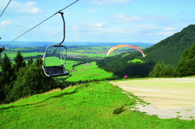 Buchenbergbahn Gleitschirmflieger