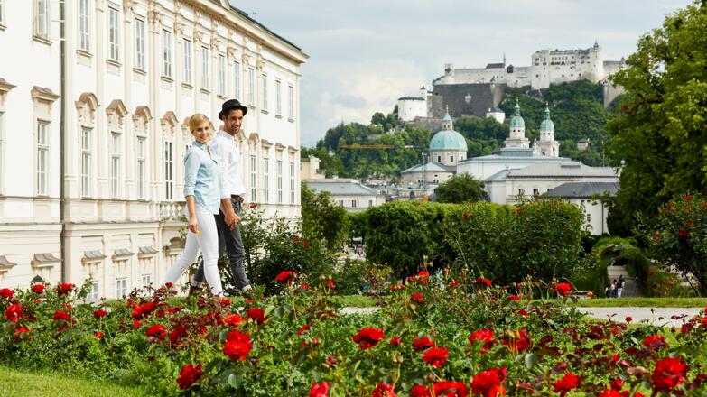Der Mirabellgarten am Schloss Mirabell