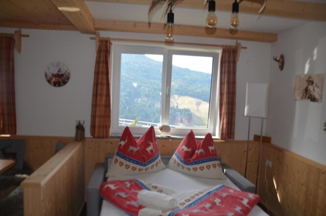 Zustellbett im Wohnraum