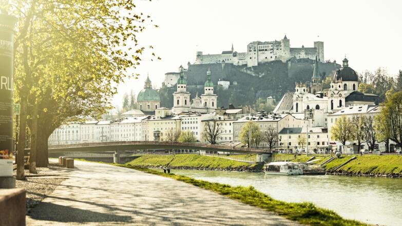Panoramablick auf die Festung Hohen Salzburg