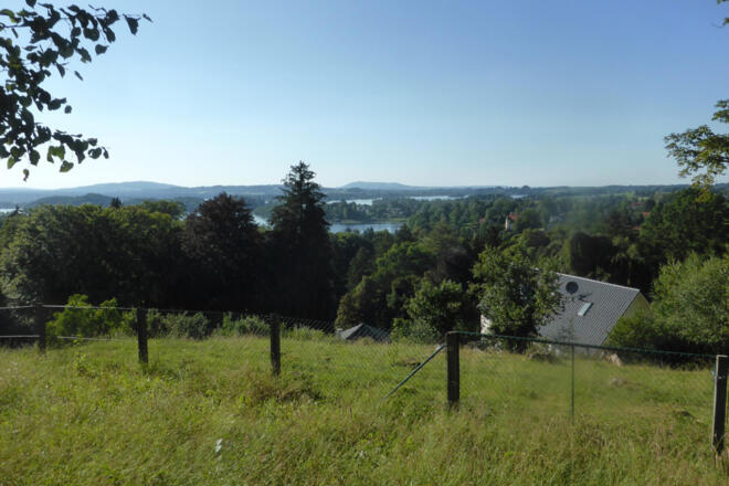 Wanderung - Königsweg in Murnau am Staffelsee - Blick auf die Alpen