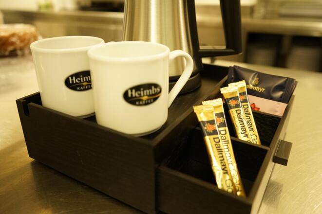Kaffee und Tee im Hotelzimmer kostenfrei