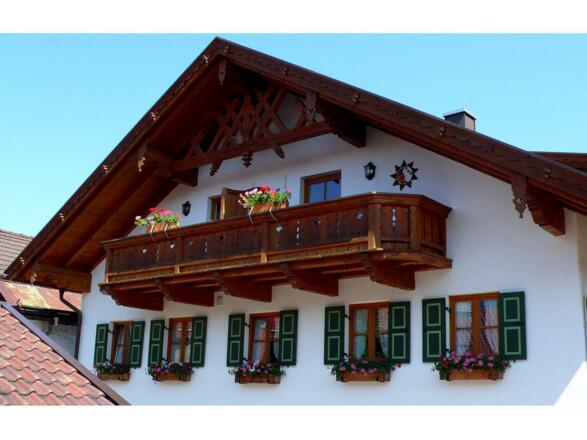 Sonnenbalkon von Gästezimmer und Ferienwohnung