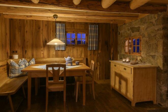 Berghaus Bartholomäberg Stube in der Küche