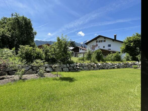 Blick vom Freisitz zur Alpspitze