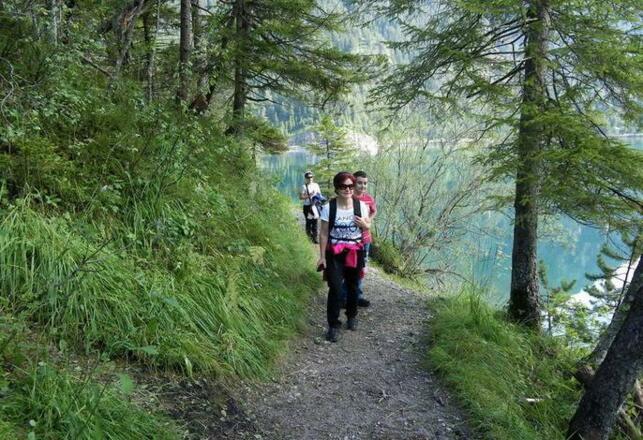Wanderung zum Haldensee