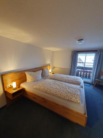Schlafzimmer Ferienwohnung Dorfbach