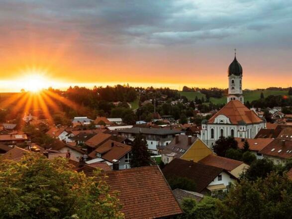 Blick auf Nesselwang