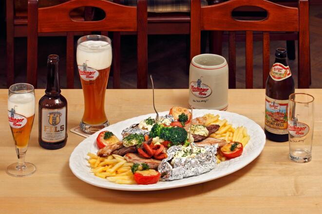 Bayerische Küche Gasthof Kampenwand
