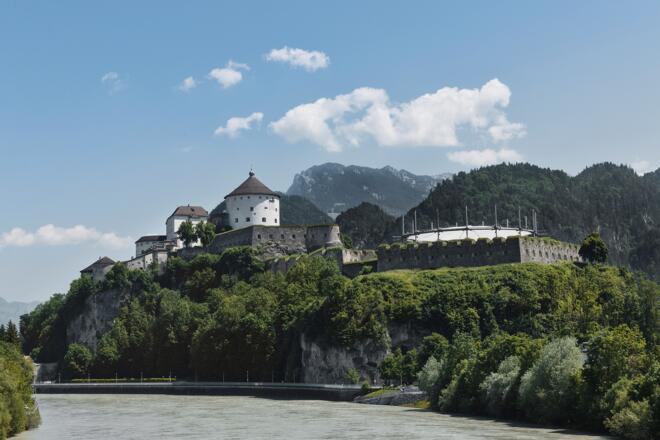 Die Festung Kufstein ist das Wahrzeichen der Stadt