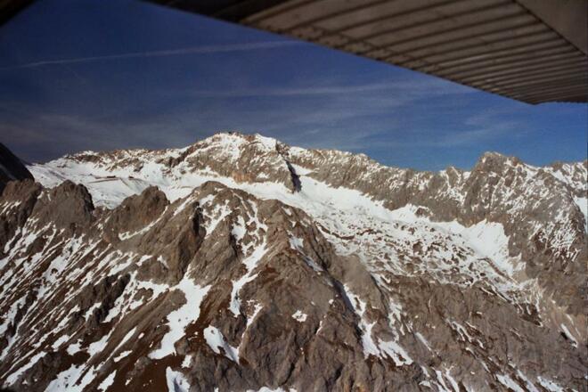 Blick auf das Zugspitzplatt