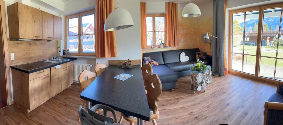 Wohnbereich Fewo Schloßblick