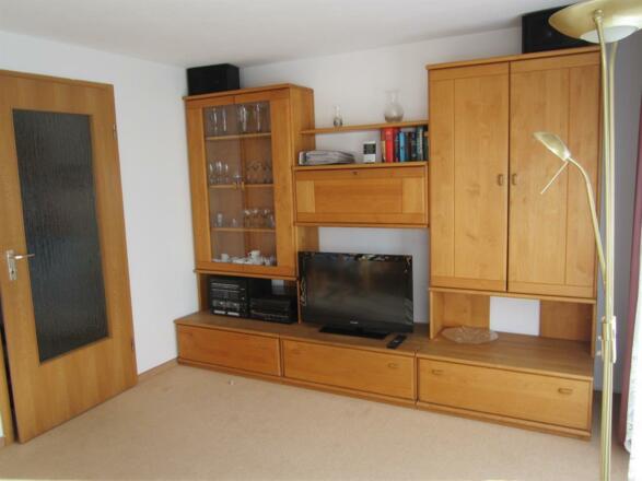 FeWo Wohnzimmer Schrankwand 1