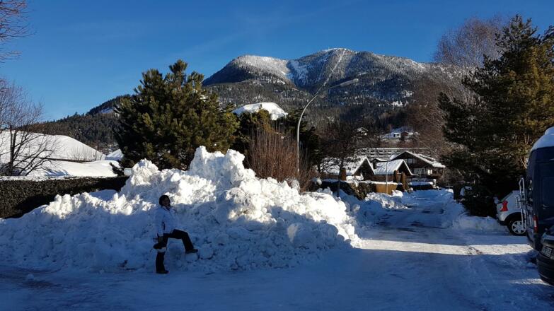Blick von der Blumenstraße zum Wank