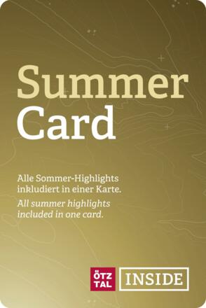 Ötztal Inside Summer Card