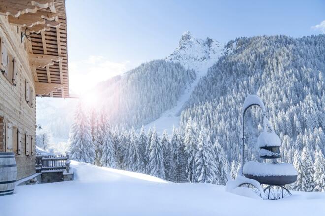 Berghaus Manuaf im Winter