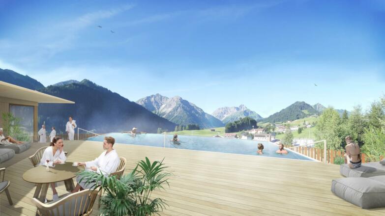 Rooftop_Infinity-Pool ab Sommer 24 Hotel Erlebach