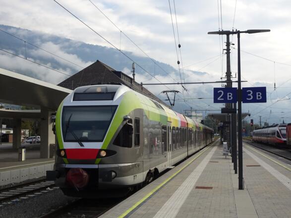 Bahnsteig Lienz Bahnhof