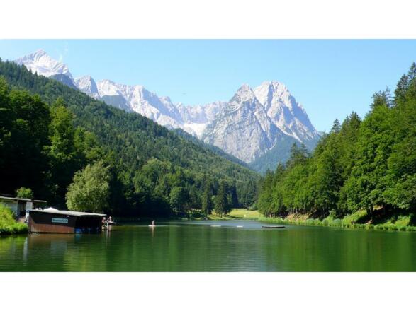 Riessersee: Baden, Spazieren, Einkehren....