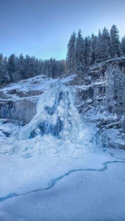 Krimmler Wasserfälle im Winter