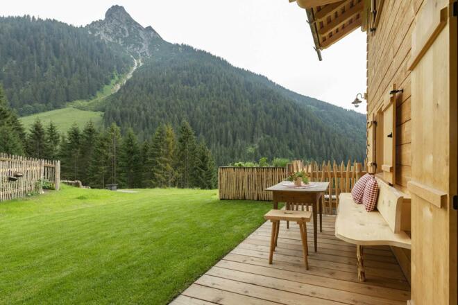 Berghaus Manuaf Aussicht Montafon