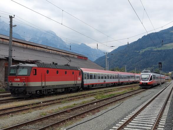 Lienz Bahnhof Züge
