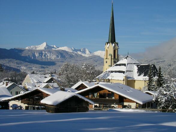 Blick auf Garmisch-Partenkirchen