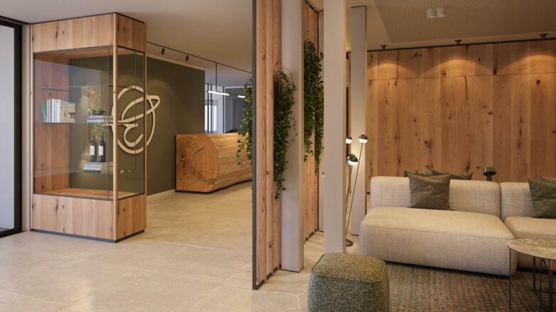Rezeption und Empfang Hotel Erlebach HB