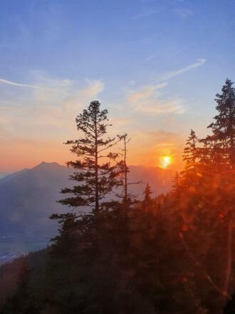 Abendstimmung - Sundowner am Wank