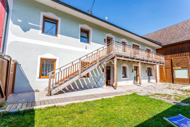 Innenhof der Frühstückspension