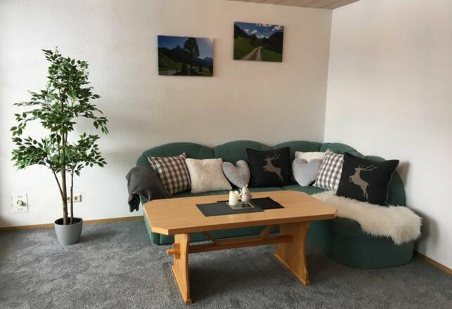 Ferienwohnung Wiesenruh - Wohnzimmer