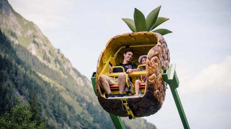 Wild- & Erlebnispark Ferleiten - eine Fahrt mit der Ananas