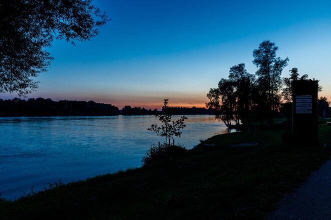Abendstimmung an der Donau