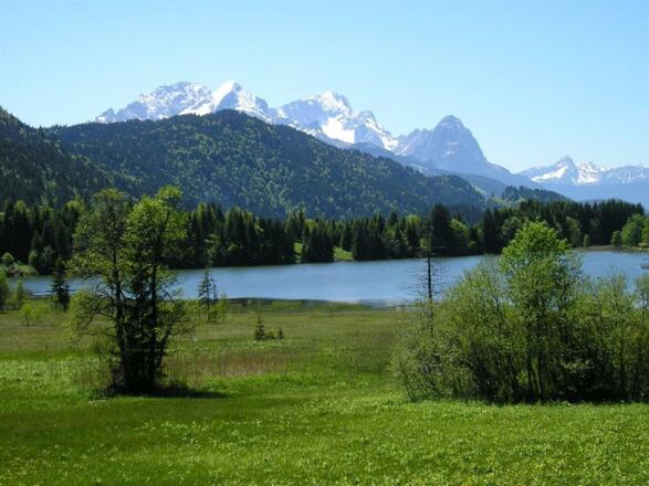 Geroldsee mit Blick zum Zugspitze