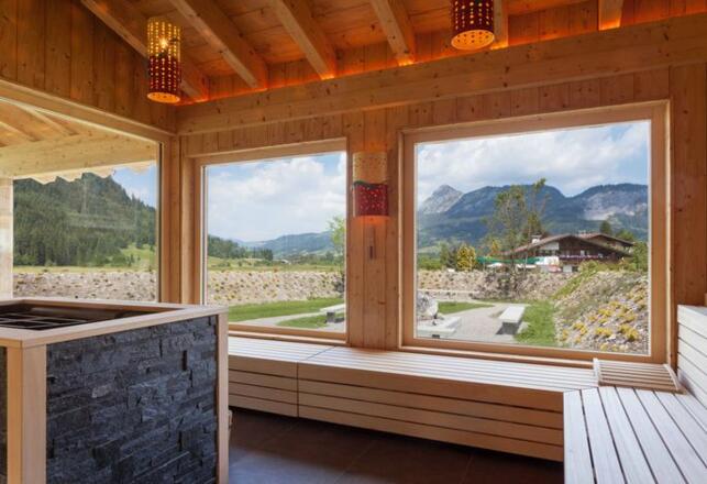 Panorama-Gartensauna