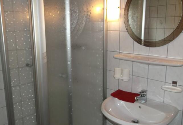Badezimmer mit Dusche