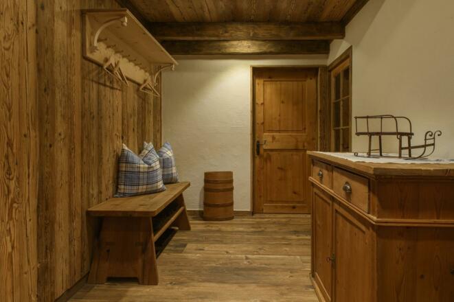 Berghaus Bartholomäberg Eingangsbereich