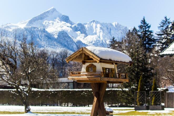 Gästehaus Hauterer Jörgl - Garten Winter