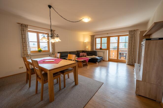 Wohnzimmer FEWO Alpspitze