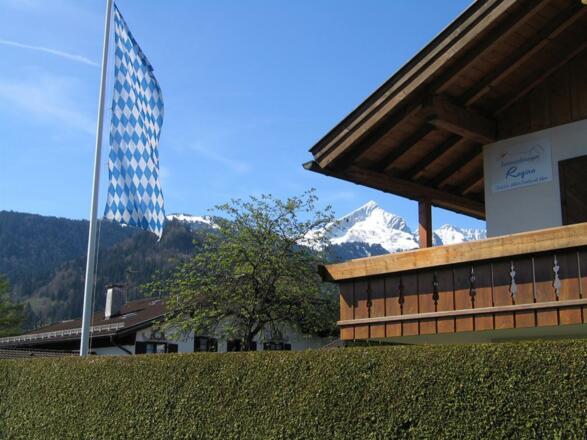 Südost-Balkon der Ferienwohnung Dreitorspitze