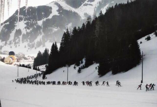 Ski-Trail aus nächster Nähe